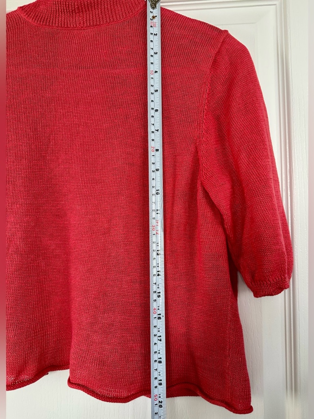 Eileen Fisher Linen  Open Cardigan Sweater - Picture 5 of 6